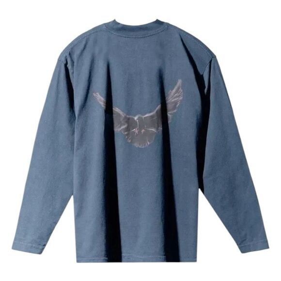 Yeezy Gap Engineered by Balenciaga Dove Long Sleeve Tee Shirt Crewneck XL - Picture 1 of 4